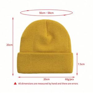 Design Thick Cable Ribbed Embroidery Beanie Knitted Hats Winter Cuffed Custom Logo Sports Knitting Hats - Product Image 6
