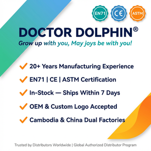 <span class=keywords><strong>Castillo</strong></span> Inflable <span class=keywords><strong>Doctor</strong></span> Dolphin en Stock, Diseño Flamencos Morados, Brincolín con Tobogán para Fiestas - Product Image 2