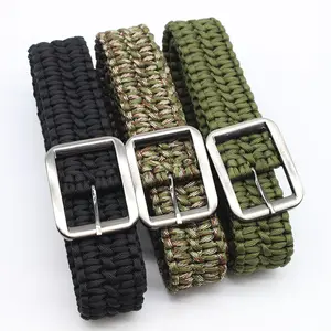 Sabuk Paracord anyaman tangan luar ruangan petualangan padang pasir paracord