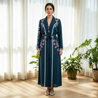 Robe Abaya plissée imprimée de haute qualité, nouveau design, décontractée, pour femmes musulmanes, vêtements islamiques tendance, fournisseur en gros