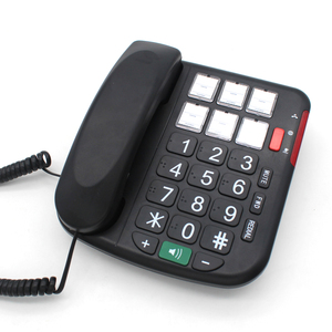 Téléphone <span class=keywords><strong>fixe</strong></span> <span class=keywords><strong>VoIP</strong></span> CFH Novel IP avec gros boutons, fonction mémoire photo, numérotation à une touche, boutons larges, adapté aux seniors - Product Image 4