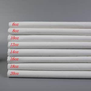 <span class=keywords><strong>Toile</strong></span> TC tissée unie blanche RTS 6oz 8oz 10oz 12oz 14oz 16oz 18oz 20oz Tissu imprimé numérique <span class=keywords><strong>Nappe</strong></span> Sacs de courses - Product Image 1