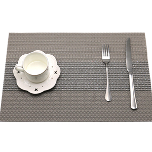 Vente en gros de sous-verres en cuir PU anti-brûlure, tapis de table de cuisine lavables et imperméables, tapis en PVC en cuir PU anti-brûlure - Product Image 1