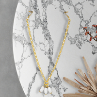 Collier superposé de perles d'eau douce AAA, plaqué rhodium, chaîne minimaliste en argent, bijoux à breloques, vente en gros, artisanat turc