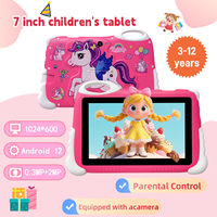 YPORANGECHENG Tablet Android 7 Inci untuk Anak-Anak 2GB 32GB Quad Core Tablette Dengan Logo Kustom