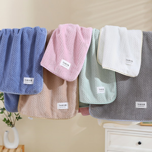 Jingjing Towel Antibacterial Bath Towel 35x75cm Coral Fleece Quick Dry Soft Home Use - Product Image 3