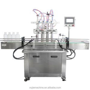 Tùy chỉnh 4 vòi phun nhanh làm đầy chất lỏng nước tương giấm dầu rửa chất tẩy rửa chai điền vào máy đóng gói - Product Image 1