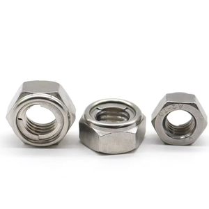 Pemasok Cina Stainless Steel 304/316 DIN980 dipoles passived mengunci sendiri Hex semua logam kunci mur - Product Image 4