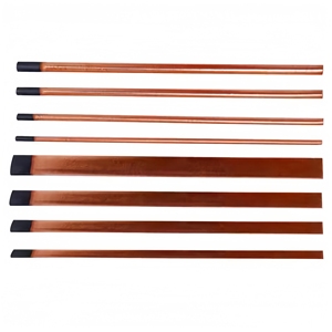 Électrode de gougeage à arc au carbone de 6 mm x 355 mm, revêtue de cuivre, pointe en graphite, pour soudage - Product Image 1