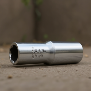 Enchufe de 235 3/8 pulgadas de longitud de accionamiento, dimensión L B, acabado cromado - Product Image 3