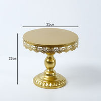Présentoir à Dessert doré pour gâteau, 11 pièces, Set européen créatif de décoration pour pâtisserie, pause thé