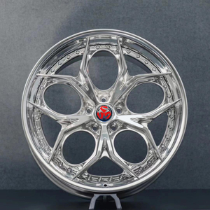 Ruedas SJ de Alto Rendimiento con Acabado Dorado Congelado, Forjadas, Cóncavas, Plateadas y Pulimentadas, 21x11.5 5x130 para Porsche 911 Turbo <span class=keywords><strong>GT3</strong></span> RS Supercar - Product Image 2