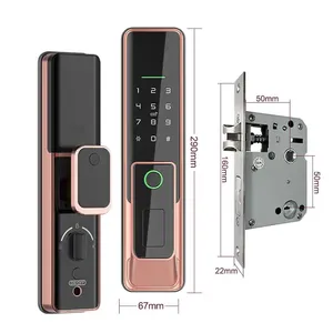 Aidmi Smart Lock Fabrikant Digitale Combinatie Slot Afstandsbediening Ontgrendeling Biomatrische Vingerafdruk Tuya Wifi Slimme Sloten Deur