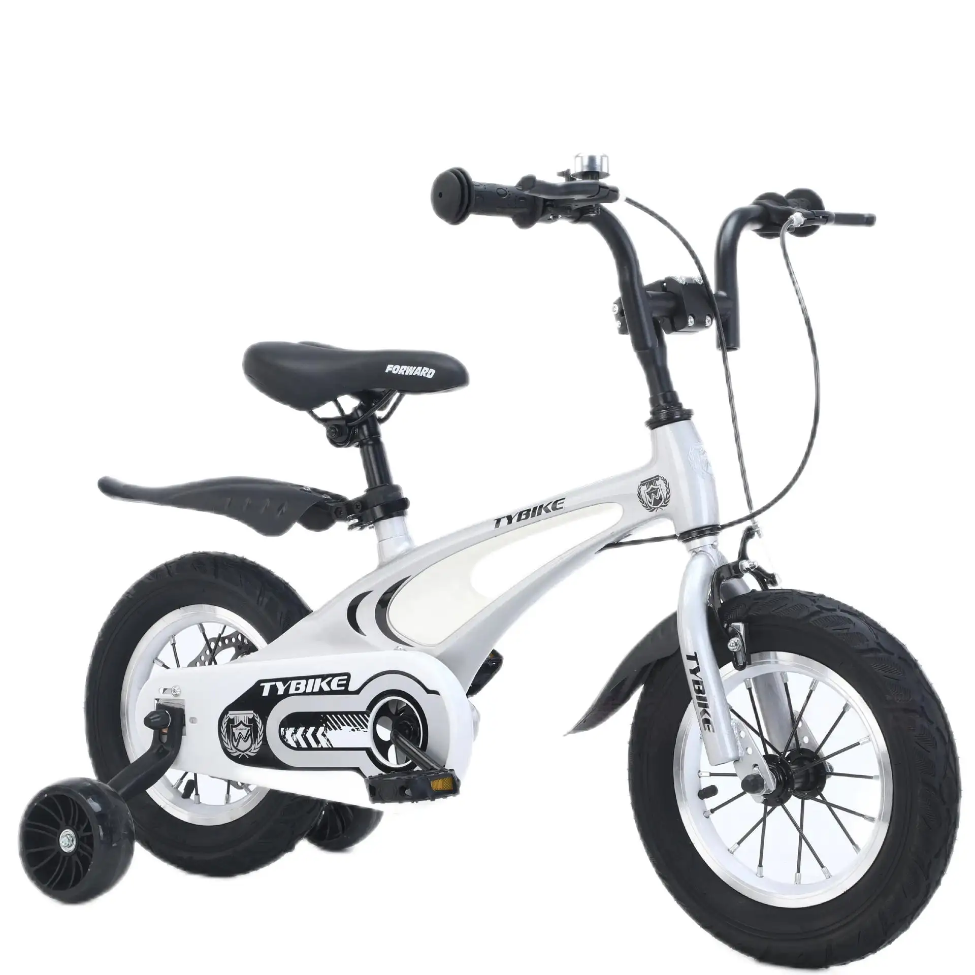 子供用自転車2〜12歳の子供用ペダル自転車、転倒防止用補助輪付き自転車の乗り方学習