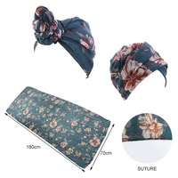 SongMay Bonnet de coiffure en coton à une seule couche de grande taille Bonnets colorés 6 couleurs Bonnets à fleurs pour femmes