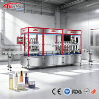 Machine de remplissage et de bouchage monobloc de haute précision pour crème et lotion cosmétiques, ligne d'emballage automatique intégrée à servomoteur