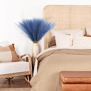 55cm 10 Uds esponjoso Pampas hierba caña Boho <span class=keywords><strong>flores</strong></span> decorativas plantas caña simulacro boda fiesta hogar Decoración escaparate flor Artificial - Product Image 5