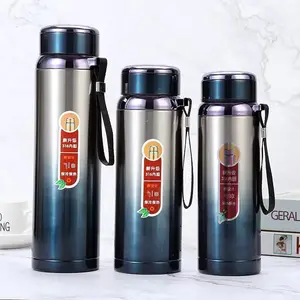 New Large Capacity Sports Water Bottle Stainless Steel Vacuum Insulation Cup Fashion Portable Handheld Travel Star Pot