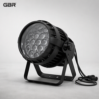Projecteur LED Zoom Par en aluminium étanche IP65 19x10W RGBW 4-en-1 avec contrôle individuel de l'anneau DMX512 CRI80 pour éclairage de scène extérieur et mariages