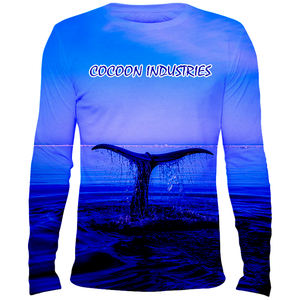 Cocoon Fishing Performance Camisa sublimada Diseño DE ARTE personalizado Tallas grandes MOQ bajo 100% Poliéster Transpirable Absorbe la humedad - Product Image 3
