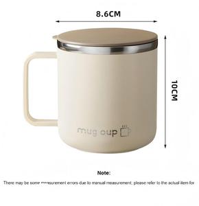 Taza de Acero Inoxidable 304 de Doble Pared con Aislamiento al Vacío, Tapa con Aislamiento Térmico de 6 a 12 Horas, a Prueba de Fugas y Resistente a Caídas, para Café de Oficina - Product Image 6