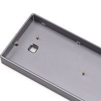 Coque de clavier d'ordinateur en aluminium anodisé personnalisé poli