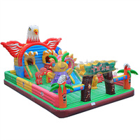 Grande maison de rebond gonflable en PVC pour l'extérieur commercial Offre Spéciale toboggan sautant pour les enfants avec ventilateur
