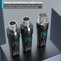 Système de conversion de microphone sans fil UHF XLR, portée de 50 m, émetteur-récepteur rechargeable pour micro dynamique à condensateur