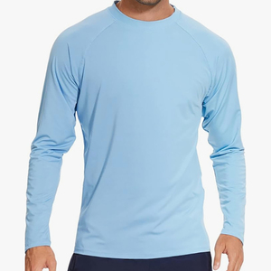 10 options de couleurs, protection intégrale UPF 50+, chemise pour le surf, polyester OEM, séchage rapide, rashguard pour homme avec logo personnalisé disponible - Product Image 5