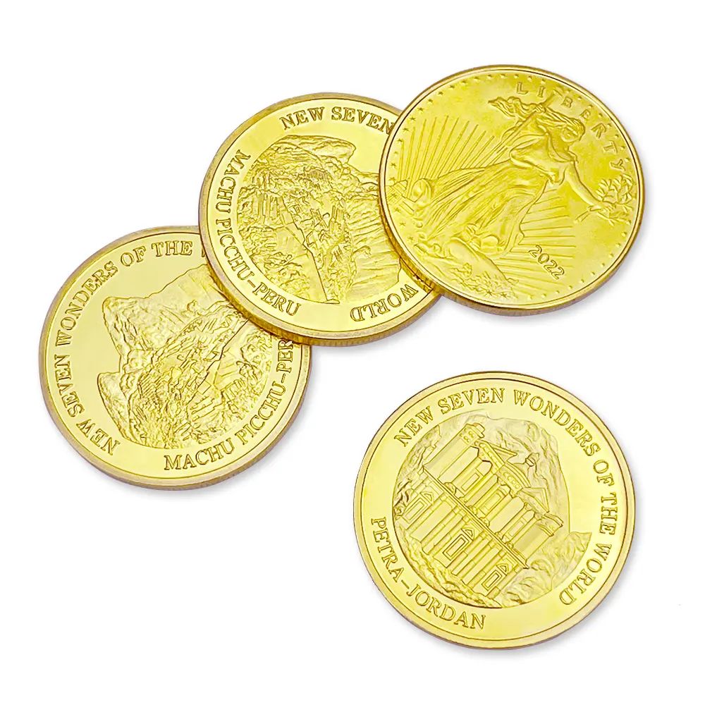 Logo personalizzato 2024 su misura collezionista commemorativo in oro da collezione oro Custom sfida moneta personalizzata