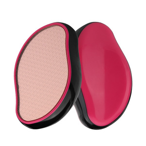 Nano Glass Foot File Rose Red Oval TPR Gentle Exfoliator For Dead Skin And Calluses Foot Care - Product Image 4