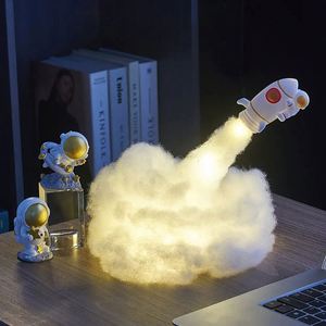 DIY Rocket <b>Light</b> Space Astronaut Decoration Creativity Cloud Cluster Sky Desktop Atmosphere Night <b>Light</b> - Product Image 4