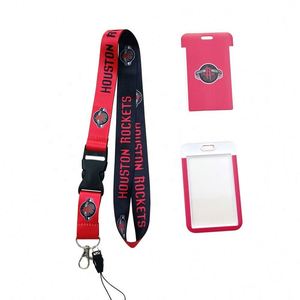 Porte-badge d'identification de basketball personnalisé avec cordon, étui rigide en plastique pour le travail, l'école, les cartes de proximité et les licences - Product Image 4