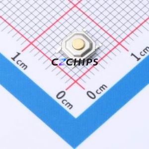 ZX-QC-LT5521526 Tactile Switch SMD-4P,5.2x5.2mm Switch Single Pole Single Throw Round Button Vertical Mount 5.2mm - Product Image 1