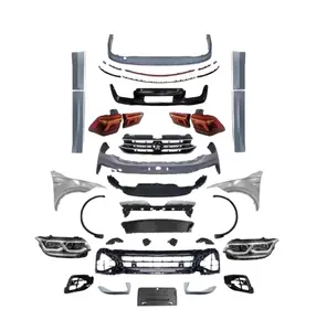 Whole Set Upgrade Body Kits For 2018 VW TIGUAN Upgrade To 2023 Front Rear Bumpers Headlights Taillights Fenders Side Skirts