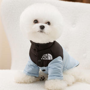 Ropa de perro de dos patas de lujo OEM para el verano Linda moda para mascotas con ropa de gato de costura cálida acolchada de algodón - Product Image 4