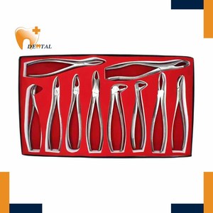 Pinze dentali per adulti set di dieci strumenti in acciaio inossidabile strumenti e strumenti per l'estrazione di denti minimamente invasivi - Product Image 1