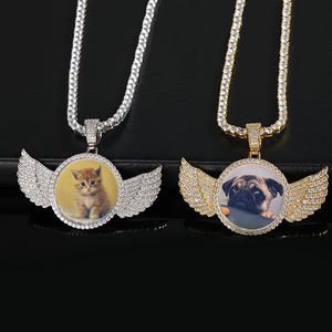 Kalung Liontin Sublimasi Kosong Kustom Hip Hop, Liontin Foto Kustom Swakriya - Product Image 6