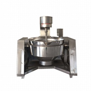 Olla de doble camisa eléctrica/a gas de 100, 200, 300, 500 litros con agitador para arroz frito, máquina mezcladora de miel, jarabe y pasta - Precio - Product Image 1