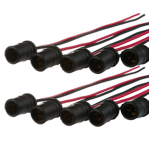 T10 W5W 194 168 2825 Car Motorcycle <b>Socket</b> Wiring Harness <b>12V</b> LED Brake Turn Signal Lamp Holder - Product Image 2