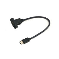 USB-C-Stecker auf USB-C-Buchse Verlängerungskabel mit Einbaustecker