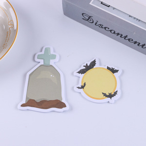 Cartoon Halloween Shaped Sticky Notes, Cute Creative Self-Stick Note <b>Pads</b> for Office School <b>Memo</b> Reminder - Product Image 3