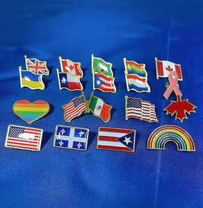 Vente chaude <span class=keywords><strong>libanais</strong></span> broche alliage bijoux cristal goutte à goutte colle gros métal drapeau Badges de divers pays broche - Product Image 6