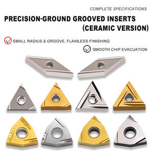 Plaquette de rainurage en carbure de tungstène pour tournage CNC, TNGG VNGG WNGG, et plaquette d'usinage céramique CNC - Product Image 2