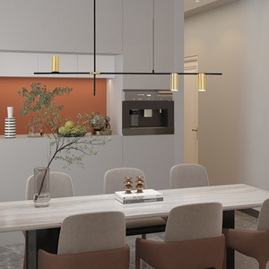 Lampadario Personalizzato Stile DLSSLIGHTING, Lampada a Sospensione con Anelli Dorati, Decorazione Casa, Minimalista Moderno LED - Product Image 4