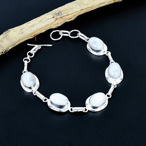 Handmade Moonstone <b>Bracelet</b> Handmade Antique Style Handmade Adjustable Design Handmade <b>Bracelet</b> Natural Gemstone Jewelry - Product Image 1