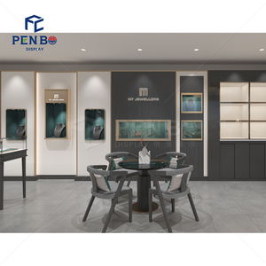 Solution complète pour bijouterie, incluant des vitrines sur mesure, des comptoirs et une aménagement intérieur <span class=keywords><strong>complet</strong></span> - Product Image 2