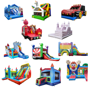 Castillo Inflable Blanco de PVC Fácil de Instalar con Tobogán, Trampolín para Niños de Uso Comercial y Doméstico, Casa de Brinco para Exteriores - Product Image 6
