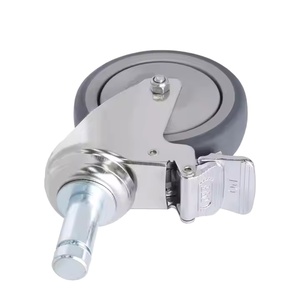 3 Zoll Small Custom ize PP Kunststoff Metall Hoch leistungs halterung Rahmen <span class=keywords><strong>Caster</strong></span> Hot Wheels Spielzeug autos für Karren mit Trolley Kugellager - Product Image 3