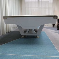 Professioneller 9ft/8ft Billardtisch aus Massivholz mit Jiujiang-Schwarzschiefer für internationale Turniere